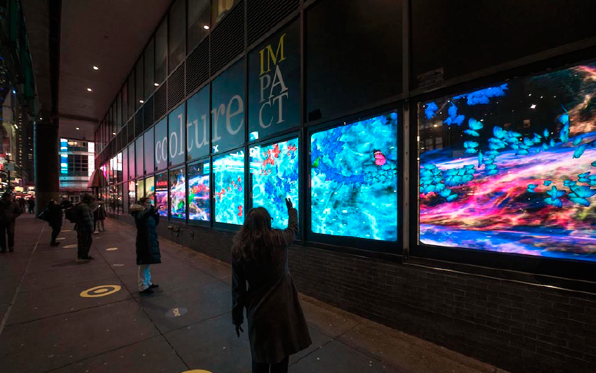 El uso de pantallas LED en el mundo del Arte
